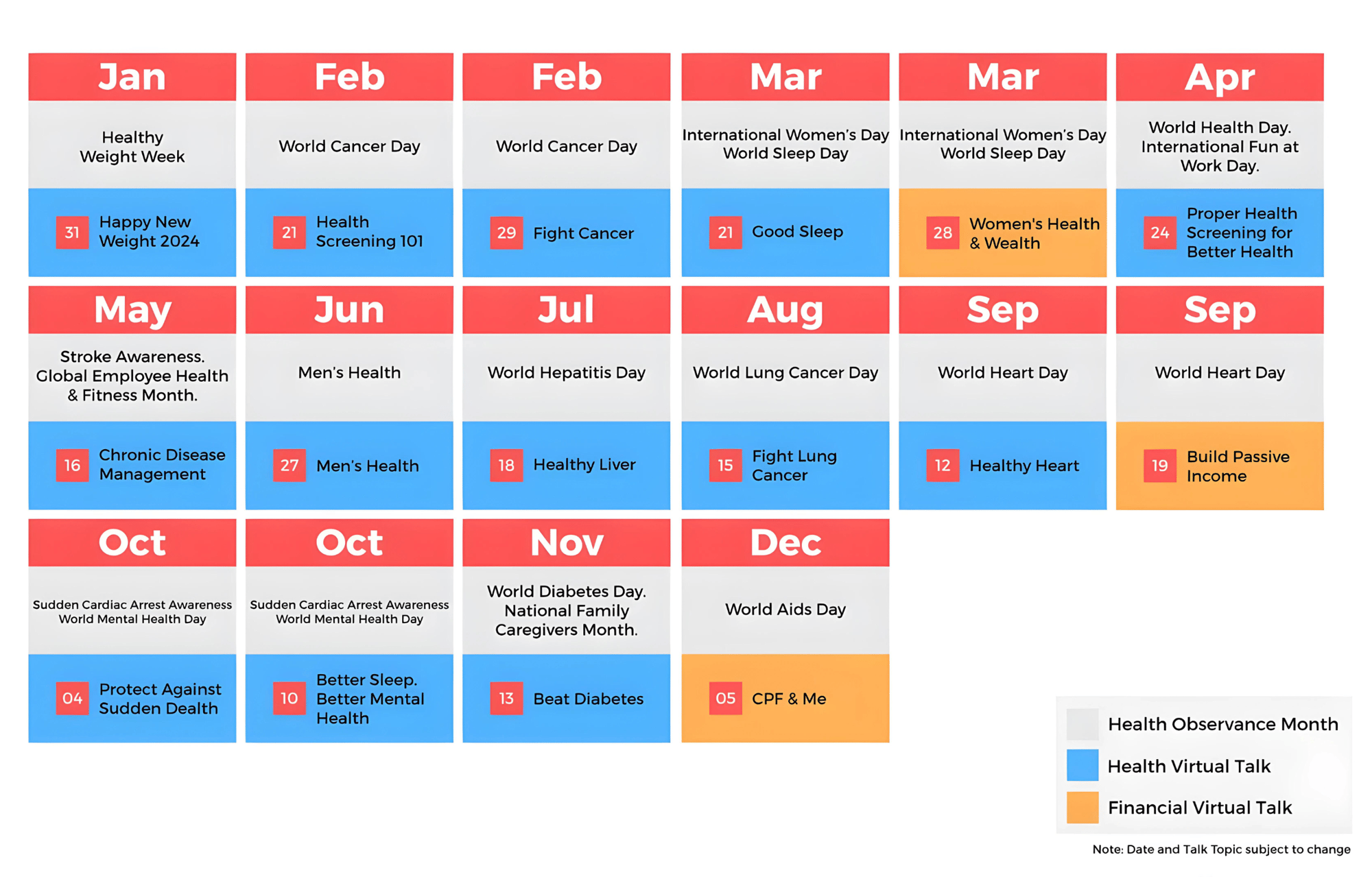 2024 Virtual Talk Calendar