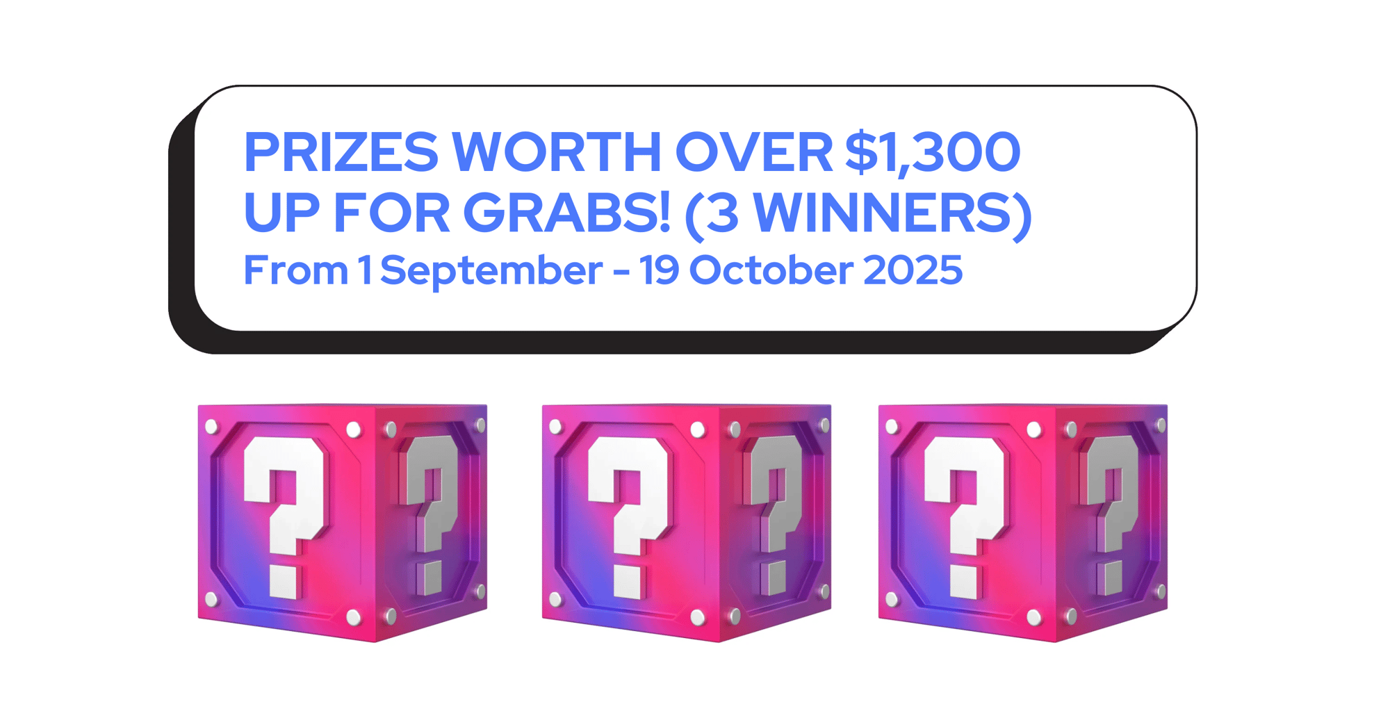 3 winners